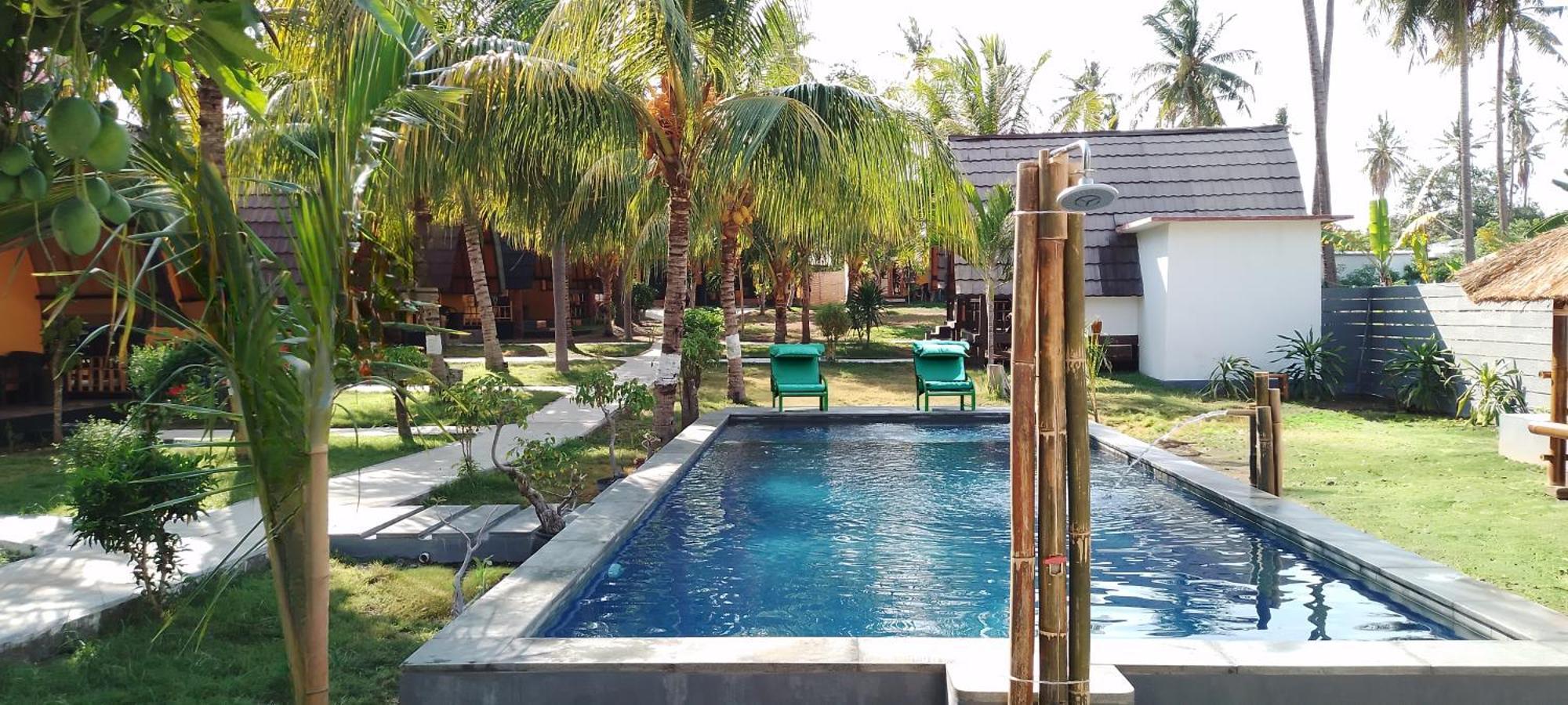 Pandan Bungalow Гили-Эйр Экстерьер фото